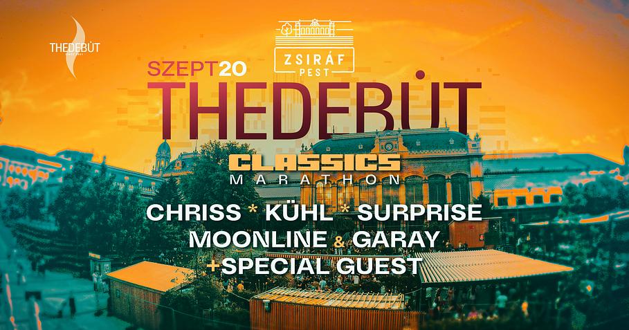 The Debut Classics Marathon x Zsiráf Pest x SEPT 20