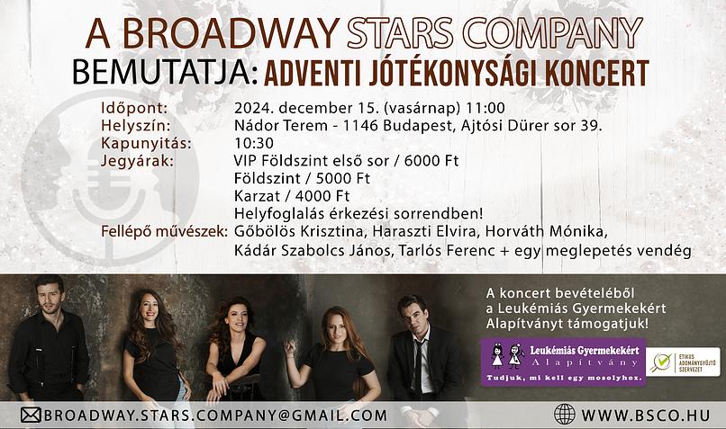 ADVENTI JÓTÉKONYSÁGI KONCERT