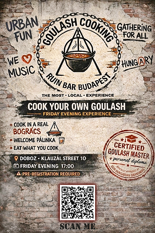 Goulash Cooking - Ruin Bar Budapest