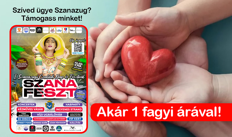 Támogasd rendezvényünket: I. Szanazugi Családi Nap és Fesztivál & Futóverseny a gazdátlan kutyákért