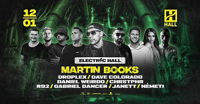 ELECTRIC HALL /w Martin Books (DE) 2023.12.01.// HALL, Debrecen