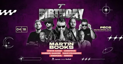 Dark Knights 7 YRS Anniversary w/ MARTIN BOOKS 🇩🇪 04/18 @ Koltai Dénes Aula