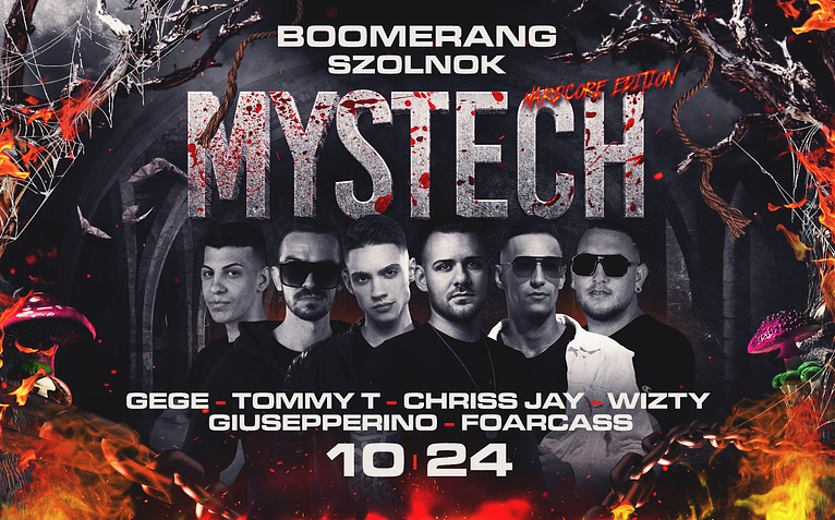 🕷 MYSTECH® - Halloween Edition 🕷 2025.10.24. ➢ BOOMERANG - SZOLNOK