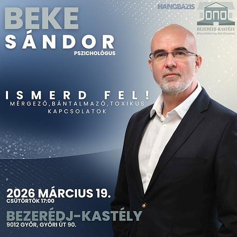 Beke Sándor előadása Győrben