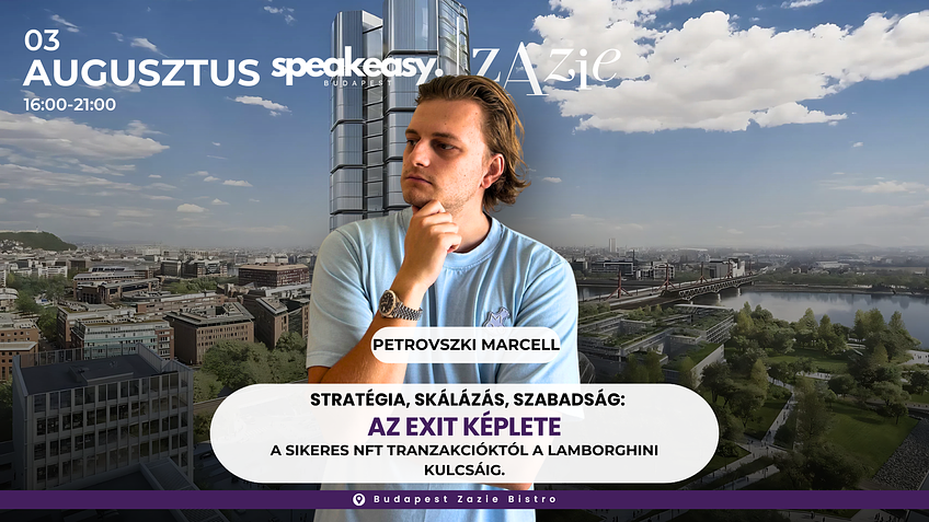 AZ EXIT KÉPLETE PETRÓVAL//SPEAKEASY BUDAPEST KAPCSOLATÉPÍTÉS A VÁROS FELETT 08.03//	