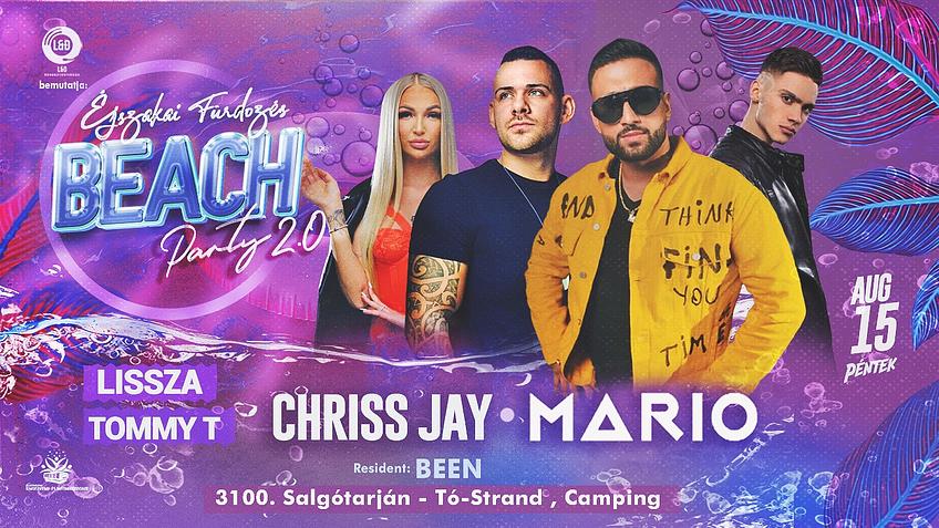 ★ Beach Party 2.0 x Éjszakai Fürdőzés | Salgótarján Városi Strandfürdő | 08.15. Péntek – ★