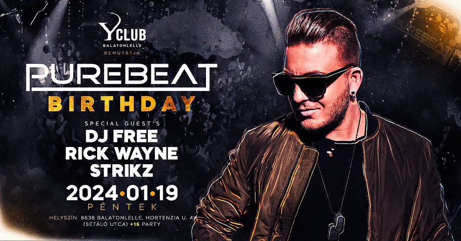 01/19 • PUREBEAT • BIRTHDAY  1.0 » Y Club Balatonlelle