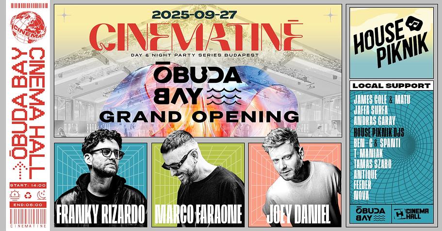Óbuda Bay Grand Opening x Óbudai-sziget x SEPT 27