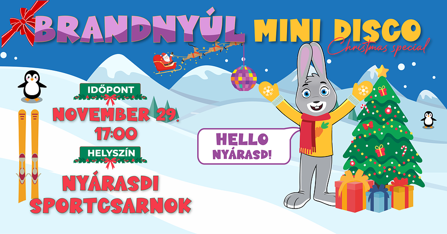 Brandnyúl Mini Disco Nyárasd
