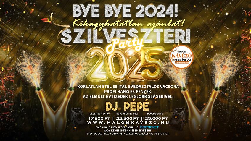 🎉 Szilveszteri Party 2025: korlátlan étel és ital fogyasztással Dobozon!