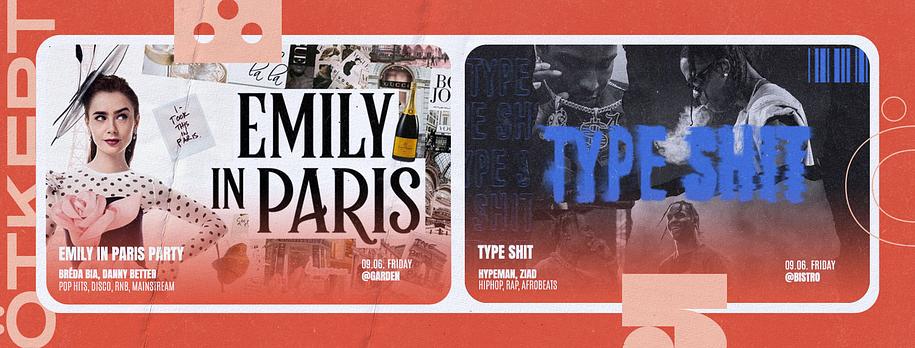 Ötkert Friday 09.06. - Emily in Paris Party // HipHop Bistro - Type Shit