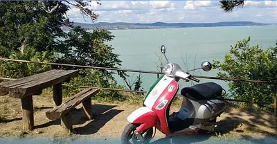 Vespa túra Nagyvázsonyba, a Balaton-Felvidékre