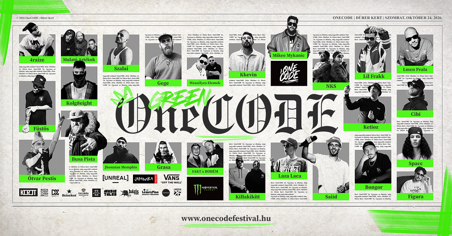 OneCODE 26 : Green @Dürer Kert