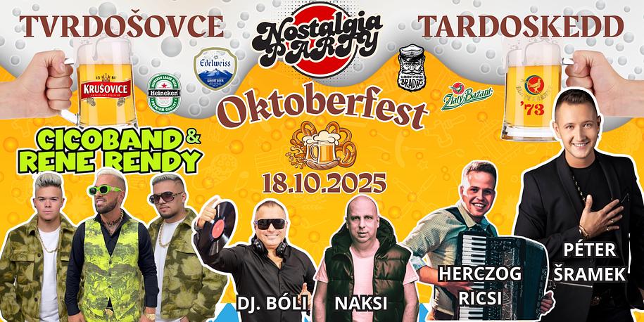 Nostalgia Party - Október fest edition - TVRDOŠOVCE/TARDOSKEDD