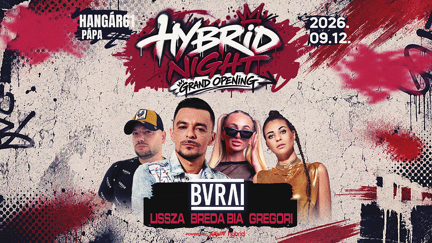 Grand Opening ✘ 2026.09.12. ✘ Pápa - Hangár61