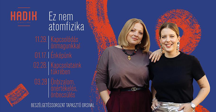 Ez nem atomfizika - beszélgetéssorozat Tapasztó Orsival