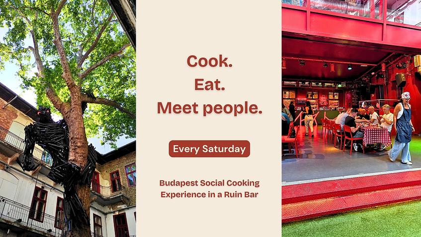 Goulash Cooking & Ruin Bar Experience in Budapest