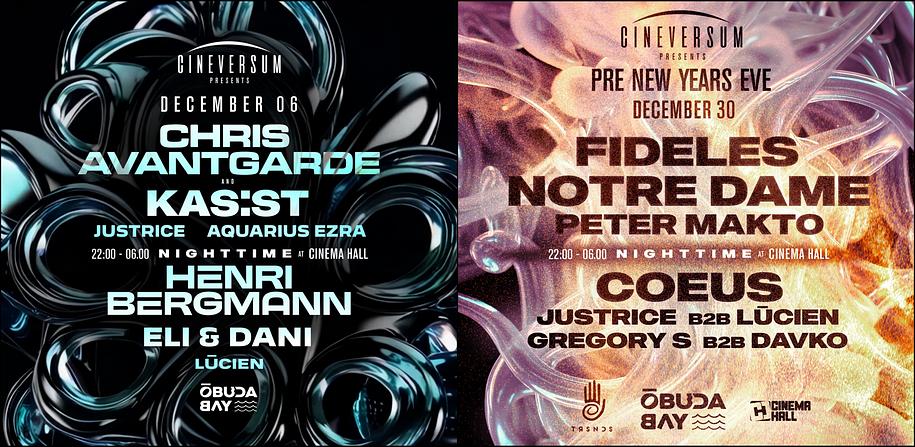 Cineversum Xmas Double Day&Night Pass //  DEC6 + DEC30
