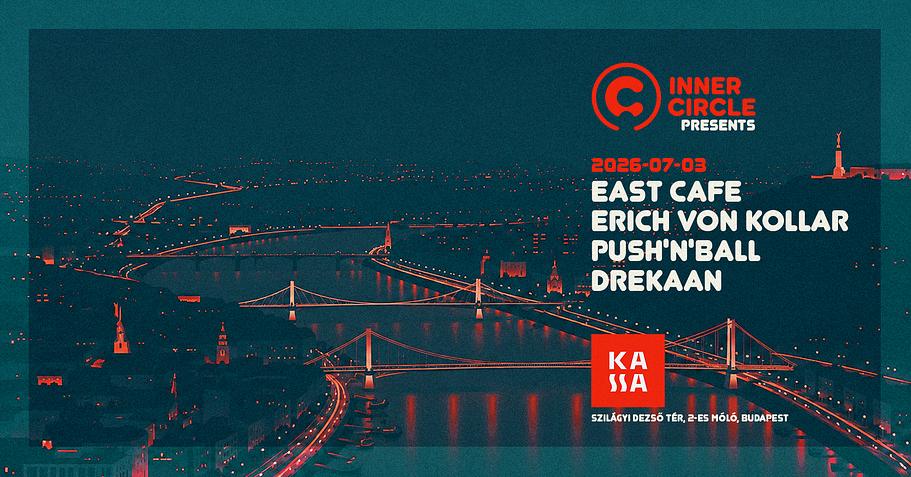 Inner Circle Budapest - The First Run w/ East Cafe @ Kassa Boat, Cage Room