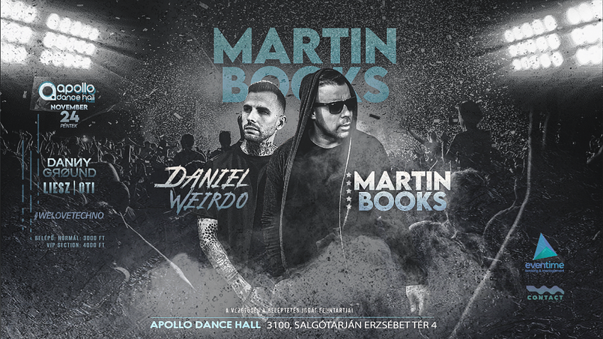 ★ Martin Books x Daniel Weirdo ★ Apollo Dance Hall ★ 2023.11.24.★