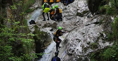 Canyoning túra Szlovéniában