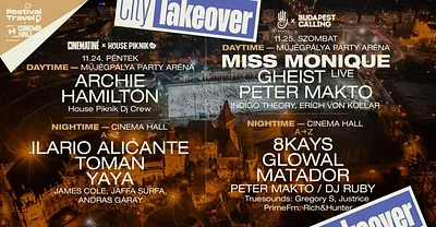 City Takeover 2 Days Winter Festival @ Műjég Party Aréna & Cinema Hall // 11.24-26.