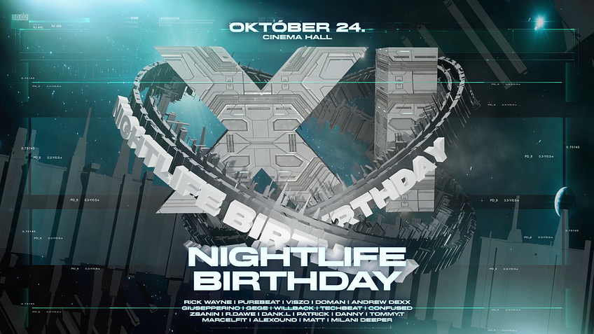NIGHTLIFE BIRTHDAY ⫸ CINEMA HALL // 10.24.