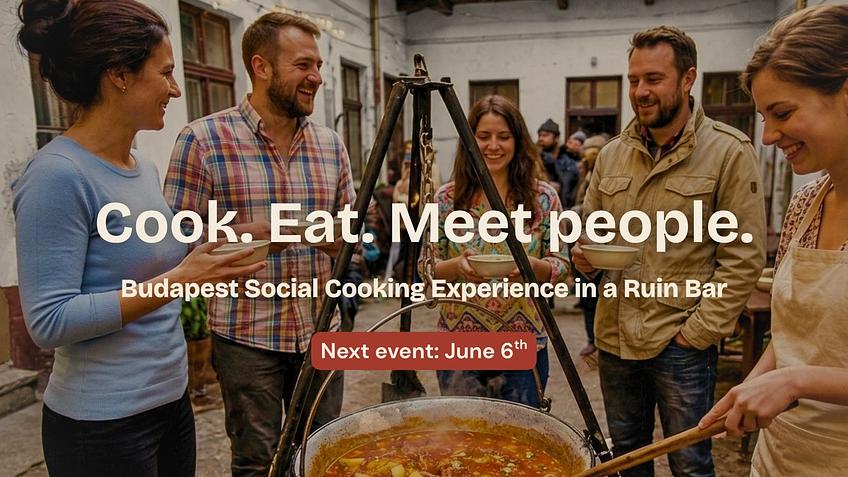 Goulash Cooking & Ruin Bar Experience in Budapest