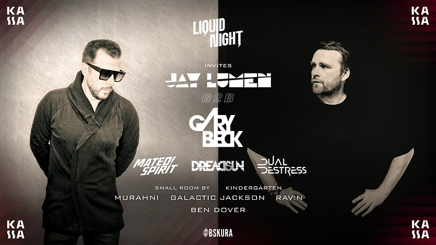 Liquid Night invites JAY LUMEN & GARY BECK