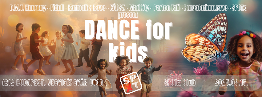 DANCE for kids - jótékonysági party