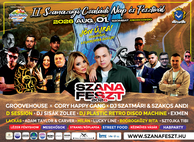 SzanaFeszt 2026 Támogatói jegy