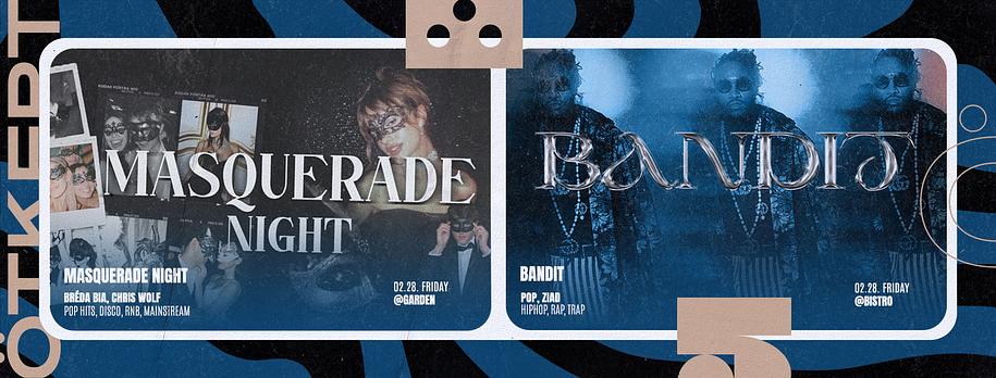 Ötkert Friday 02.28. Masquerade Night // HipHop Bistro - Bandit