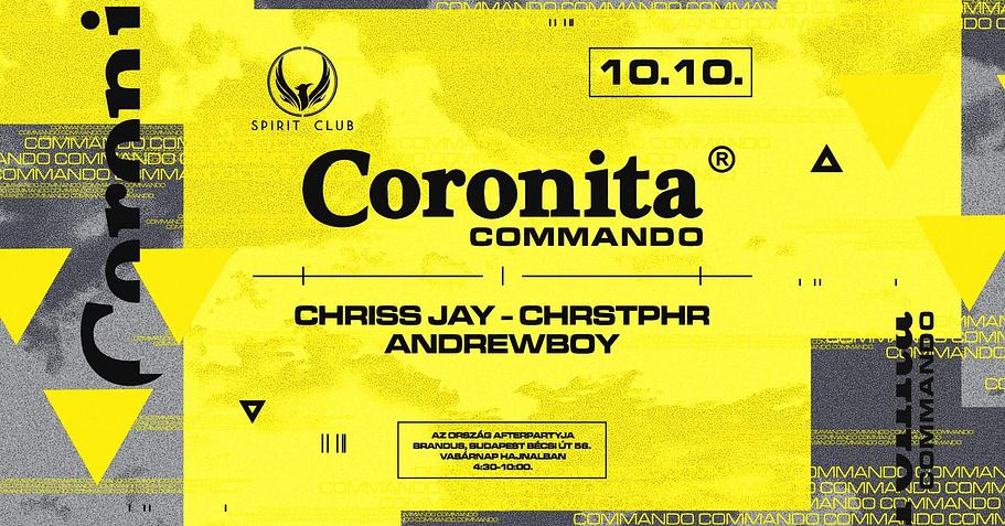 ▬ Coronita® Commando | 2025/10/10 | SPIRIT CLUB | PAKS ▬ 